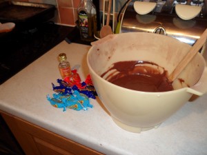 Chocolate mixture pre-chocolate!