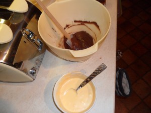 Chocolate orange butter icing & marshmallow fluff