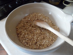 Stir in the oats