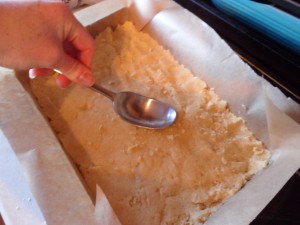 Smooth with a spoon...