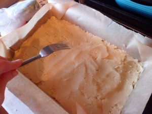 Prick with a fork...